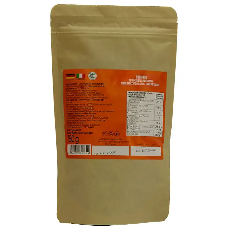 BARF-Snack Trainings-Fleischbällchen Leckerlis – 100% Lammfleisch (150 g)