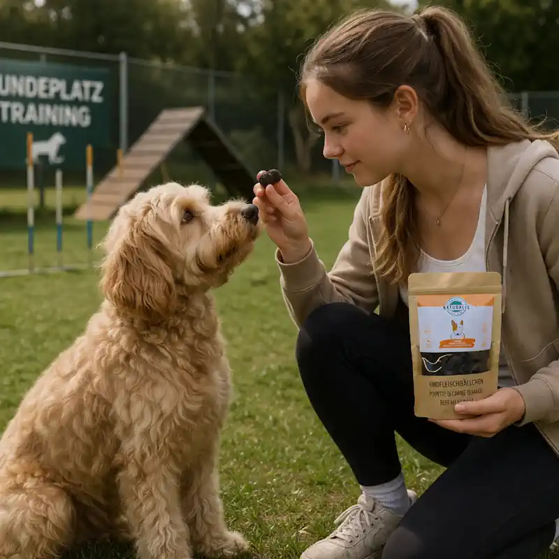 BARF-Snack Trainings-Fleischbällchen Leckerlis – 100% Rindfleisch (150 g)