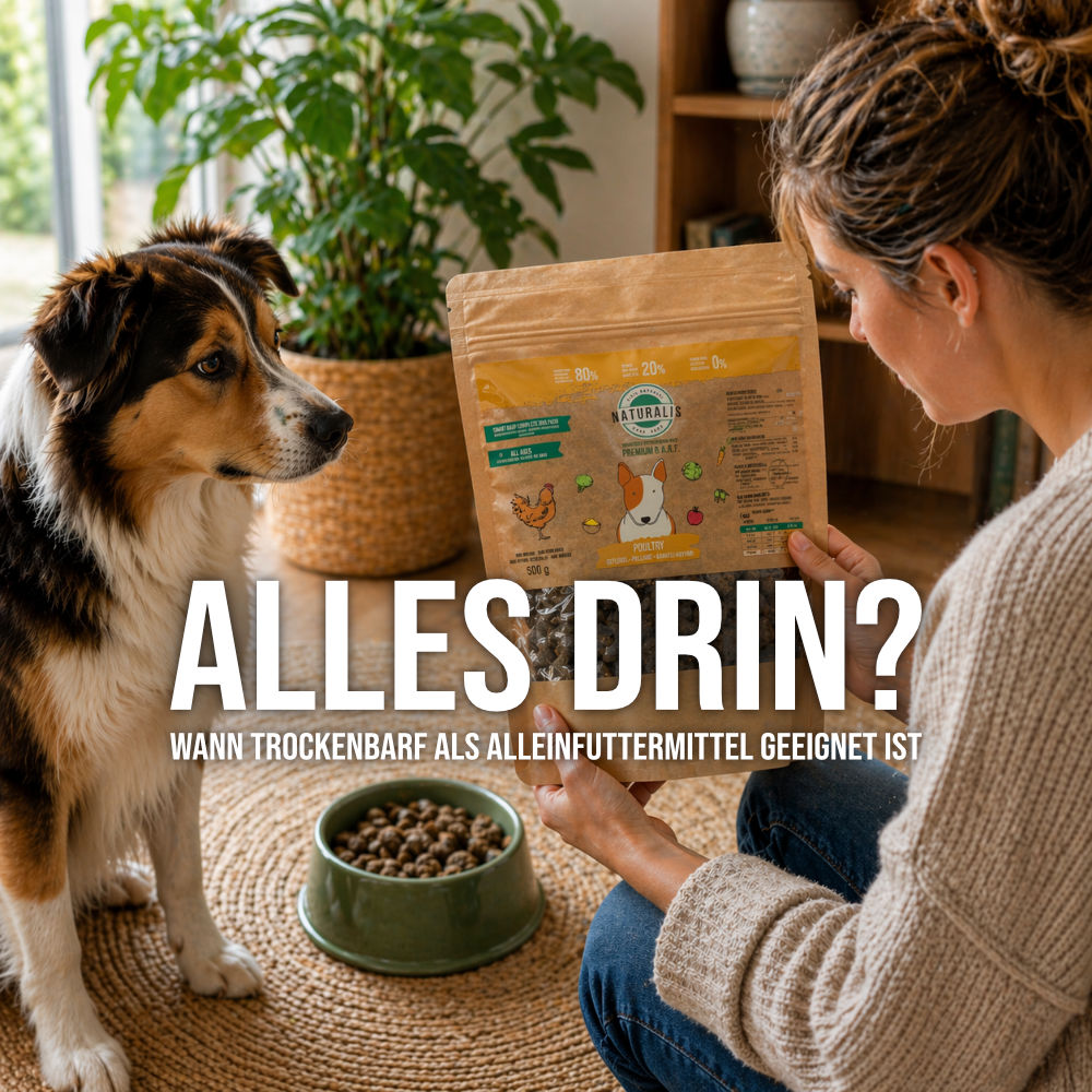Ist Trockbarf als Alleinfuttermittel für Hunde geeignet?